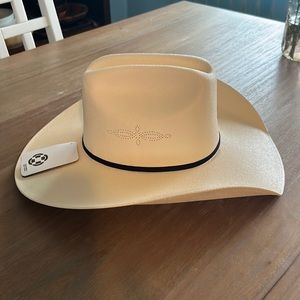 American Hat Makers Pioneer women’s Straw Cowboy size XS in Cream